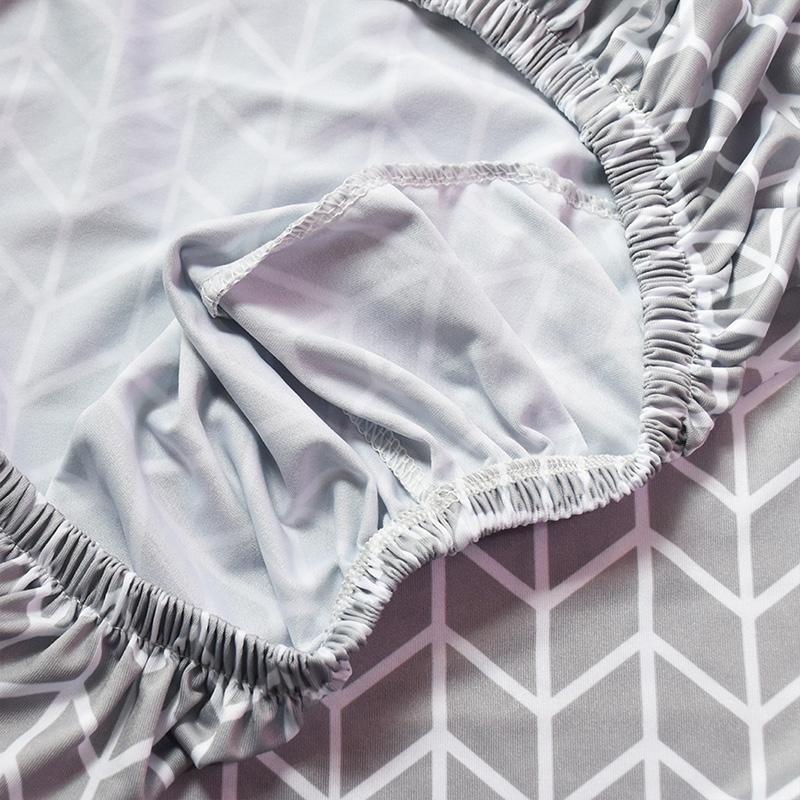Cover For A Chair, Gray Herringbone Pattern