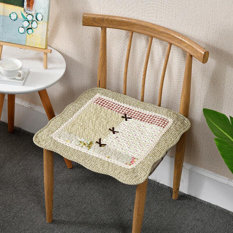 Подушка для стула с завязками, подушка для стула, фермерский дом, цветочное кухонное обеденное сиденье G