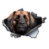 Leonberger Car Stickers, Waterproof Pvc Animal Decals With 3D Effect, Block Scratches and Increase Fun Auto Parts