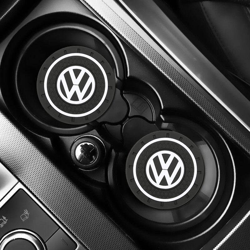 Автомобильная подставка под стакан/бутылку VW Для Volkswagen VW GOLF Polo Tiguan TOURAN PASSAT Держатель для стакана/бутылки Противоскользящая подкладка-коврик Силиконовый гель Водонепроницаемая NC3