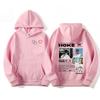 Rapper HOKE Bbo Album 2025 Tour Cover Hoodie Men Casual Long Sleeve Pullover High Quality Hip Hop Pop Music Oversized Sweatshirt