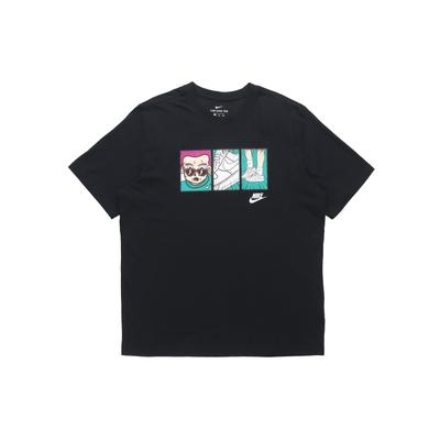 T Shirts Men's Black Crew Neck Moderate Straight Fit DH0012-010