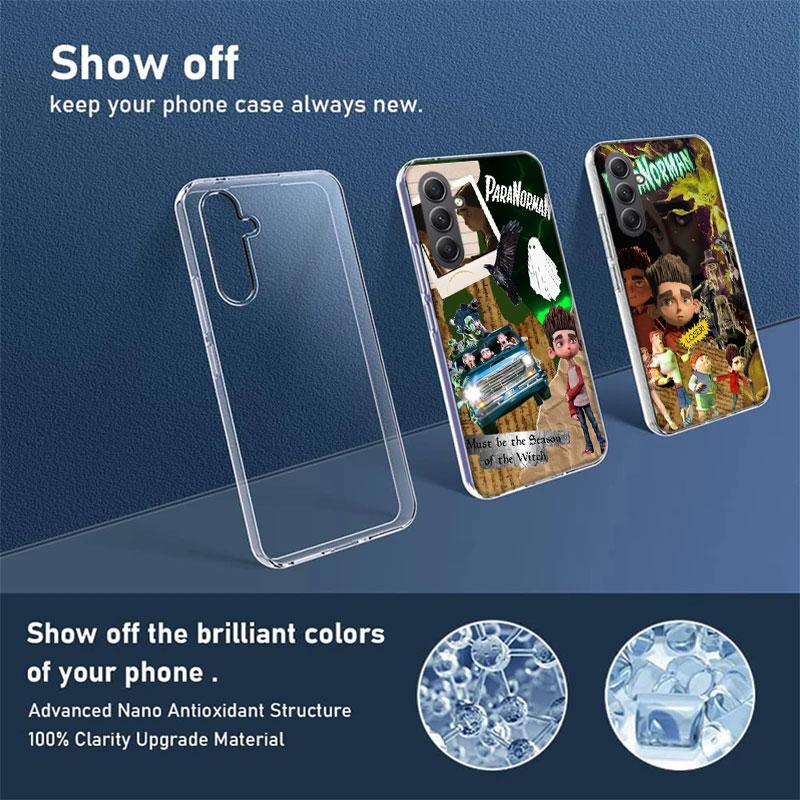 Cartoon Movie P-ParaNorman Phone Case for Samsung A16 A26 A36 A56 A17 A37 A57 A07 A06 A02S A03 A04S A05S Galaxy Note 20 10 A50S