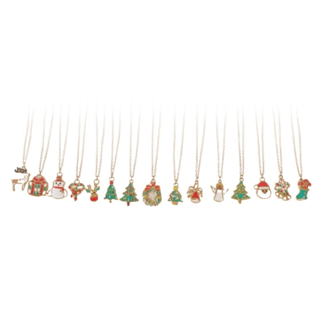 Рождественское ожерелье для женщин с легким роскошным высококачественным рождественским костюмом Санта-Клауса в виде лося