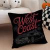 Бренд Biker W-West Coast Choppers Наволочка Чехол для декоративной подушки Скрытая пуговица Прочный полиэстер Подушка на стул