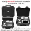 For DJI Mini 3/4Pro Case Mini 4 Pro Explosion Proof Case Mini 4 Pro Bag Portable Waterproof Box Hard Shell Large Capacity Case