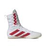 Adidas Box Hog 4 Non-Slip High-Top Boxing Shoes Unisex Shoes White Red HP9613