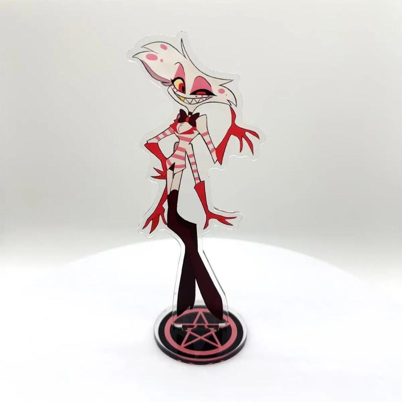 Подарок для фанатов Украшения Стенд Модель Hazbin Hotel Аниме Фигурка Акриловый Стенд Модель Пластина 1 шт. Аластор Настольный Декор Стоячий Знак Игра