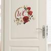 English Slogan Toilet Door with Home Background Landscaping Wall Stickers
