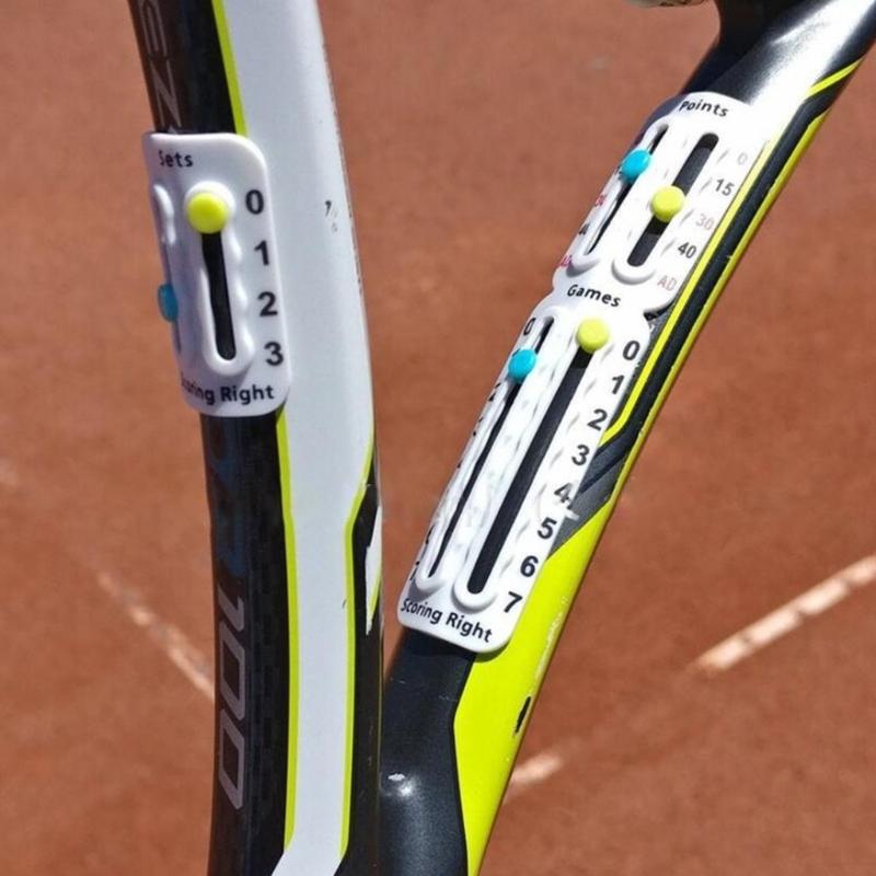 Tennis Point Counter Tennis Racket Accessories Tennis Score Board Tennis Scoring Equipment Tennis Racket Score Counter