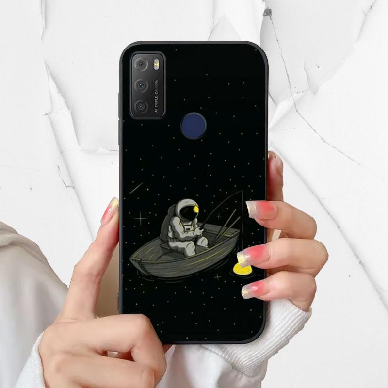 For Alcatel 1S 2021 Case 6025H 6025D Fashion Silicone Soft TPU Phone Cover For Alcatel 1 S 2021 1S(2021) Case Funda Coque Bumper