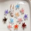 30 шт. Акриловые 3D Цветы Шармы для Маникюра Наклейка Декали для Ногтей Милый Декор Маникюра DIY Маникюр