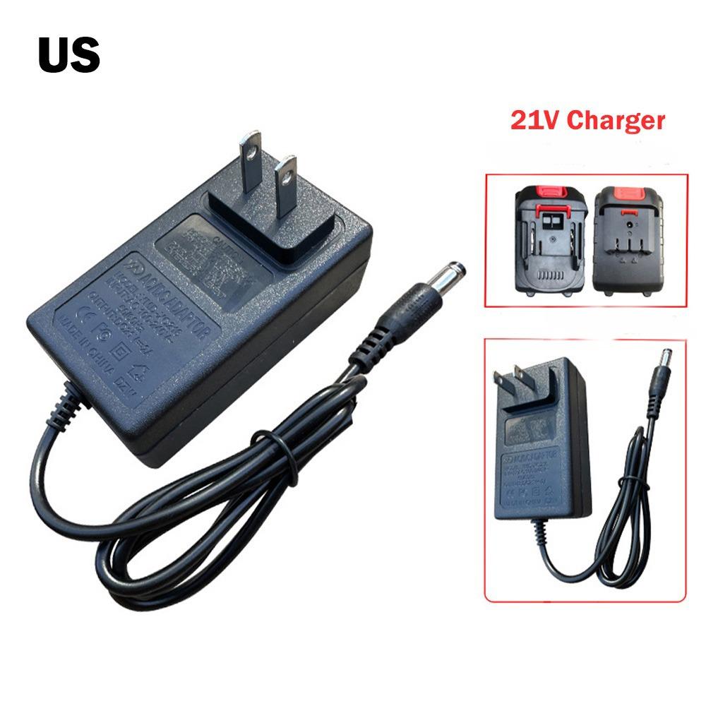 21V Power Tool Adapter US/EU/UK/AU Plug Battery Transformer Electric Tool Accessories
