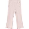 Balabala Girls' Elastic Waist Flare Leggings