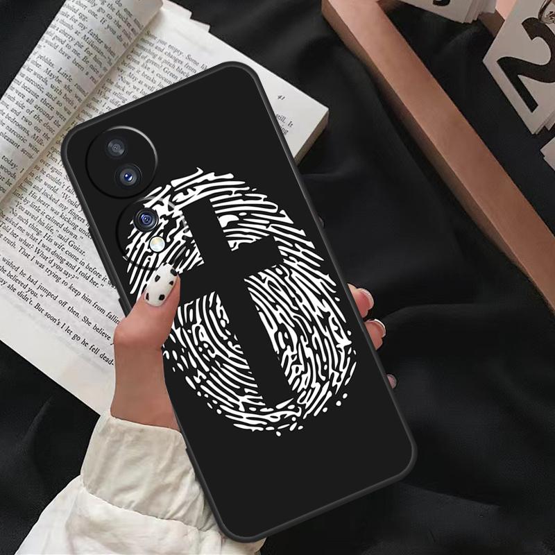Стих из Христианской Библии Чехол с Иисусом Для Honor 70 50 90 Lite 8X 9X X6 X7 X8 X9 Honor X8a X9a X7a X6a Magic 5 Pro Чехол