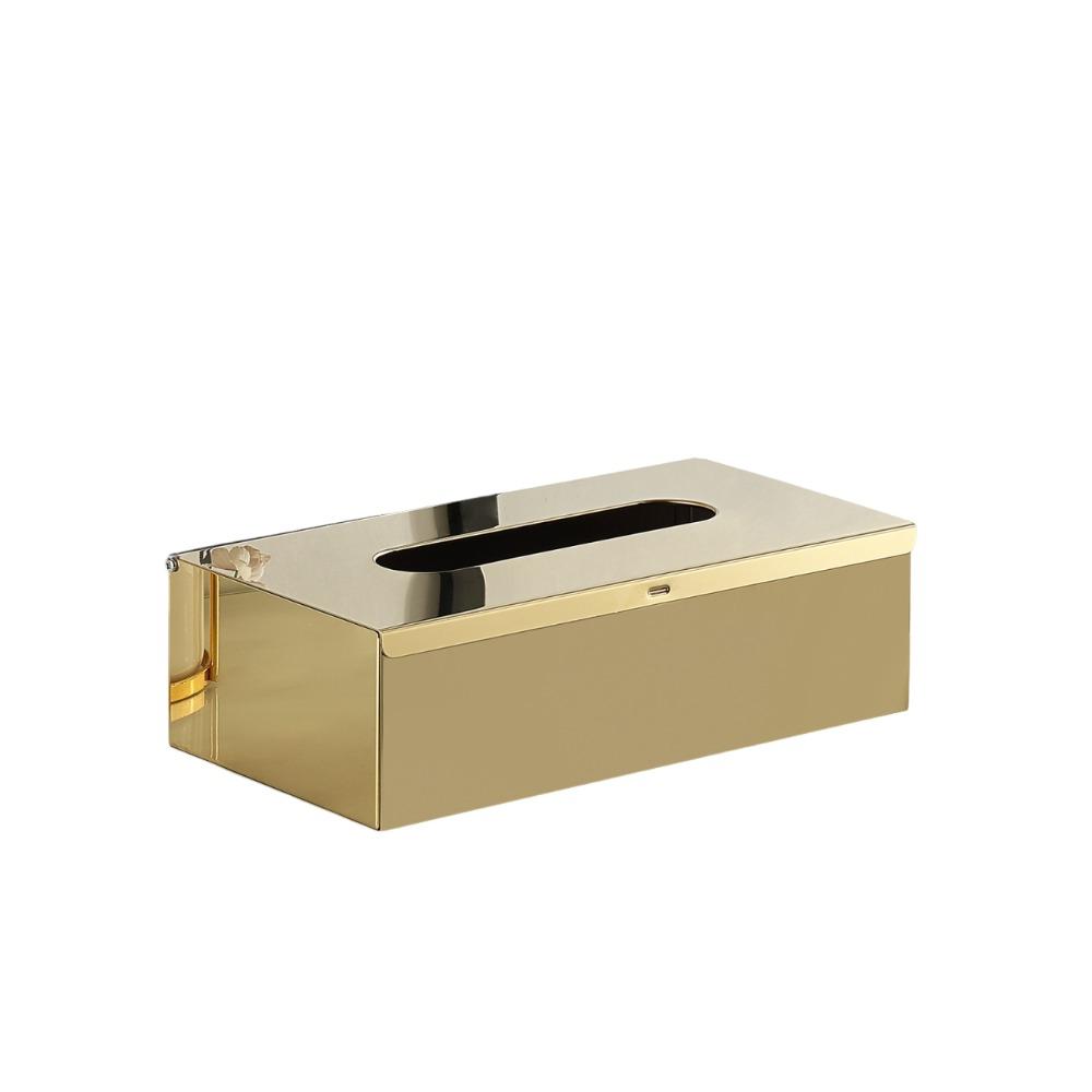 Rectangular Stainless Steel Tissue Box Wall-mounted Waterproof Napkin Storage Box Minimalist Moisture-proof Paper Towel Case Car