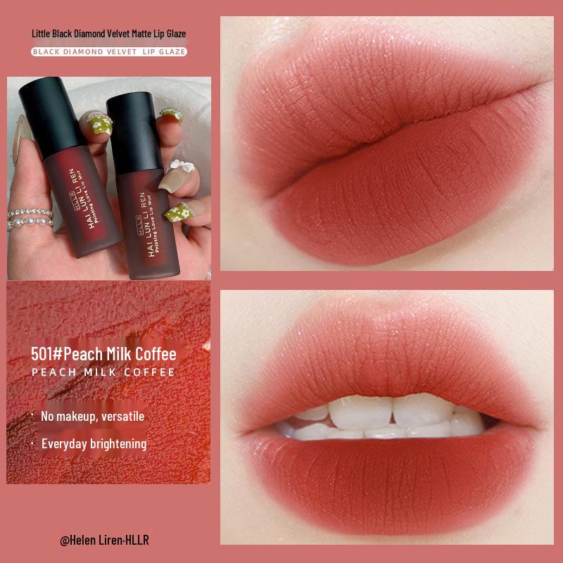 Helen Lady Velvet Matte Mist Блеск для губ - Отбеливающий цвет лица, Студенческий стиль