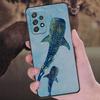 Чехол для телефона Samsung Galaxy A57 A56 A37 A55 A36 A26 A54 A52 A35 A34 A25 A17 A16 A15 A07 Мягкая накладка Океан Кит Акула Плавает
