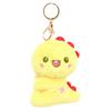 Adorable Dinosaur Plush Keychain Soft Snow Mink Stuffed Toy For Bags And Gifts