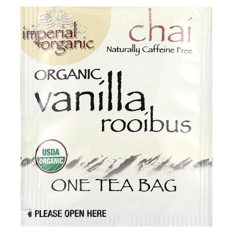 Imperial Organic, Vanilla Rooibos Chai, Caffeine Free, 18 Tea Bags, 1.14 oz (32.4 g)