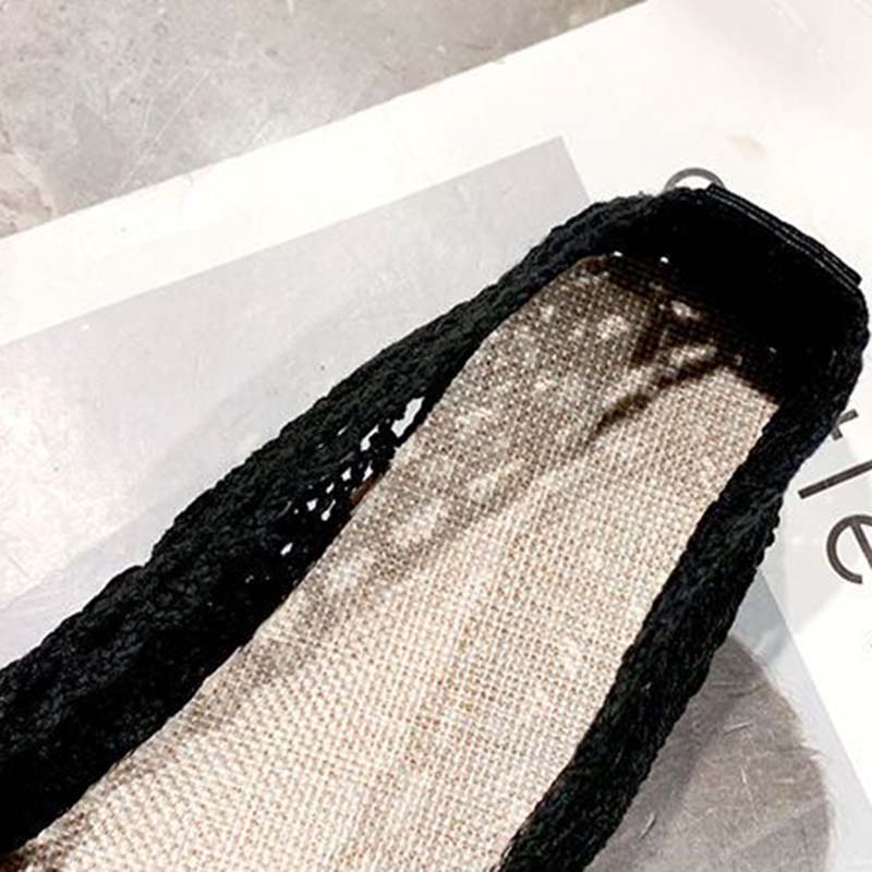 Обувь с сеткой Дышащие сандалии с сеткой Женская тканевая обувь Туфли на мягкой подошве на плоской подошве Винтажный дизайн с вырезами Простой повседневный стиль Весна Лето