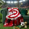 Atlanta Basketball Throws Blanket Flannel Blankets Plush for Couch Bed Gifts for Men Women Travel picnic blanket Christmas fan gifts