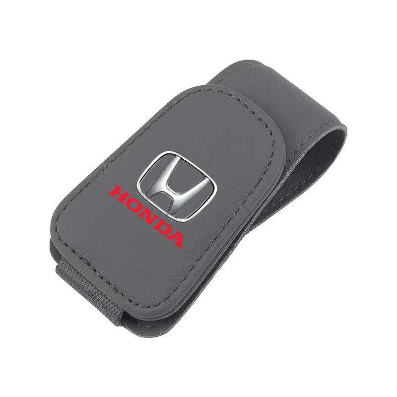 IYXI7 Car Glasses Holder Universal Sun Visor Clip Sunglasses Holder for Honda Fit Civic Accord 7 8 9 10 Pilot City Jazz CRV HRV