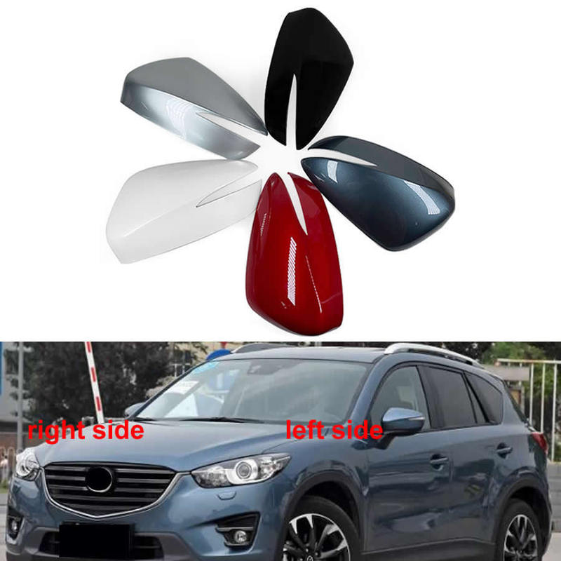 Для Mazda CX-5 CX5 2015 2016 / CX-4 2016- Накладка на корпус зеркала заднего вида, крышка бокового зеркала двери крыла, окрашенная в цвет