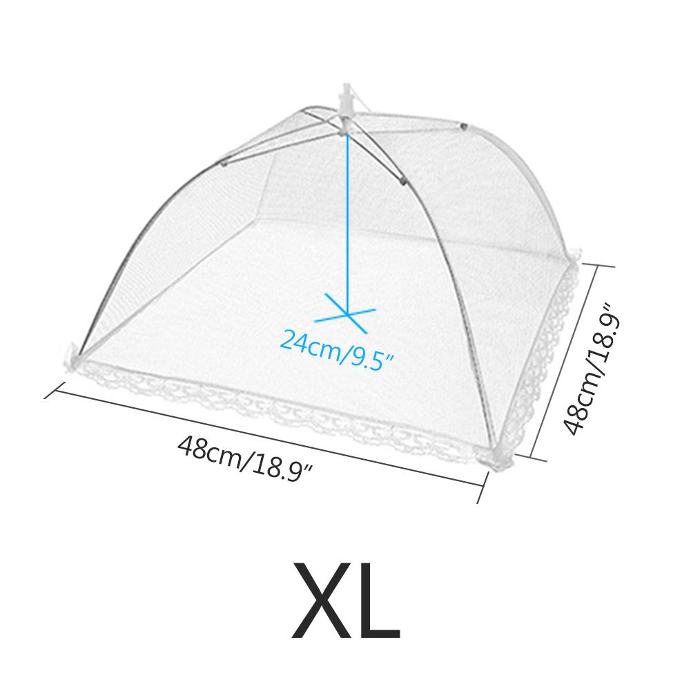 Food Covers Mesh Foldable Kitchen Anti Fly Mosquito Tent Dome Net Umbrella Picnic Protect Dish Cover Kitchen Accessories