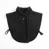 Formal False Collar Women Embroidery Faux Col Half Shirt Blouse Fake Collars Sweater Shirt Detachable Collars Accessories