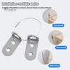 4Pcs/Set Anti-Tip Furniture Fixator Iron Furniture Safety Strap Wall Child Baby Proofing Kit Durable Steel Straps Furniture Wall Mount
