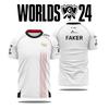2024 Новая футболка T1 Esports Team Uniform, футболка League Of Legends World Finals, футболка LOL Games Faker Fan Support, мужская одежда