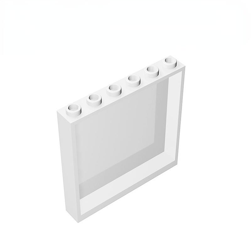 MOC Деталь 59349 Панель 1x6x5 Окно DIY Развивающий Строительный Блок Кирпичики Совместимые с Деталями Конструктора Архитектура Строительство