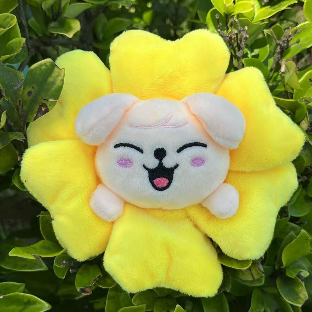 New Flower Pencil Case Plush Doll 1/8pcs SKZooed Stray Plush Flower Pen Case For Kid Stationery Gift For Fans Collect Gifts