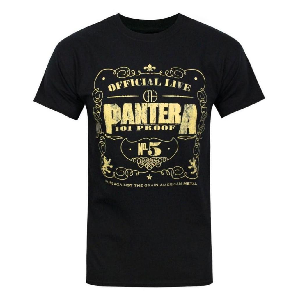 Футболка Pantera 101 Proof Рок-группа Официальная Черная Новая Унисекс Футболка