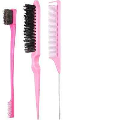 Набор расчесок для укладки волос для груминга 5 шт./набор Расческа с крысиным хвостом Инструменты для хвоста волос Щетка для волос с щетиной Расчесывание Расчесывание Инструмент для плетения