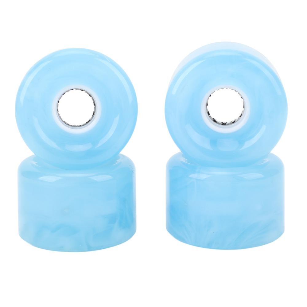 4Pcs 78A Hardness Skateboard Wheel Set 65x43mm Skateboard Replacement Wheels Street Wheels