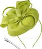 British retro imitation hemp top hat, hairpin, headband, dual-purpose photo party, dance, bridal headgear, party top hat woman