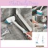 Hard Bathroom Bristle Floor Brush With Foldable Long Handle For Cleaning Tile