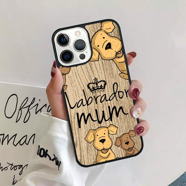 Коллаж с лабрадором Милый принт щенка Чехол для телефона Для iPhone 17 Air 15 16e 14 13 12 Pro Max 11 Pro Max Plus Coque