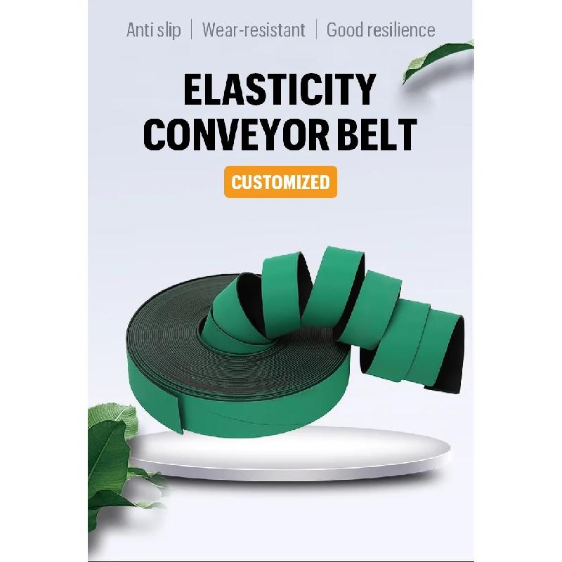 Anti static elastic conveyor belt with a circumference of 1850-2800mm, customizable in different specifications