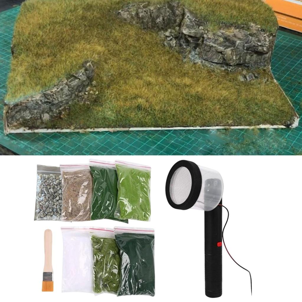 Electrostatic Flocking Machine Static Grass Applicators Decorative Tools Planter Flock