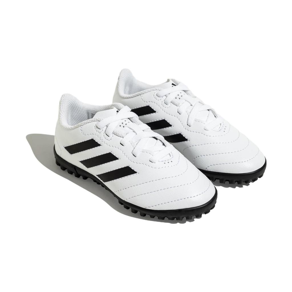 Adidas Goletto 8 Удобные Амортизирующие Прочные Низкие Детские Футбольные Бутсы Детские Футбольные Бутсы Белые Черные HQ4485