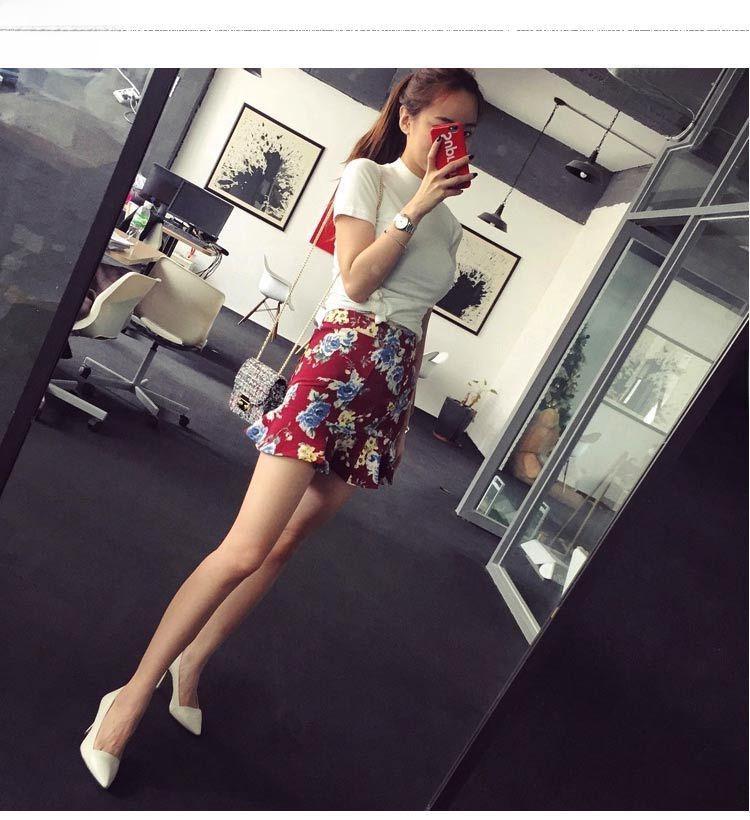 Корейская женская облегающая однотонная футболка с коротким рукавом и полуворотом