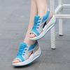 Fashion Summer Women Sandals Casual Mesh Breathable Shoes Woman Ladies Wedges Sandals Lace Platform Sandals