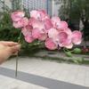 Moth Phalaenopsis Artificial Flowers Fake Orchid Plant Stems 7 Heads EVA Indoor Outdoor for Wedding Home Decor