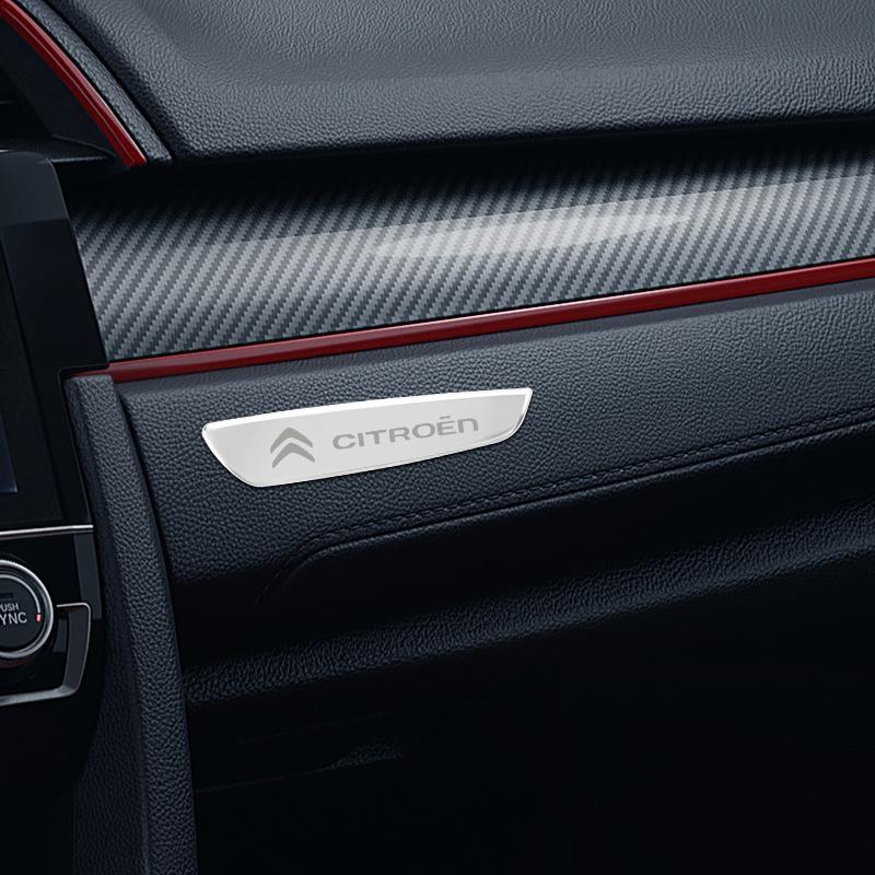 2 шт. Металлические декоративные наклейки на кузов автомобиля для Citroen C4 C3 C5 C1 C2 Berlingo C-Elysee C4-Picasso C4-Aircross Автомобильные наклейки