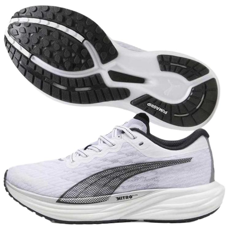 Puma Кроссовки Deviate Nitro 2 White Black Women Silver 376855-28