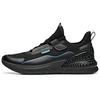 Anta C37 Series Fabric Cushioning Slip Resistant Abrasion Resistant Low Top Running Shoes Men's Blue Black (Unisex) Running Shoes