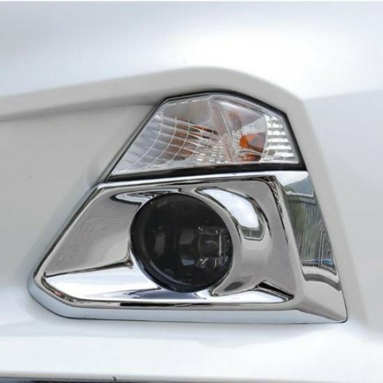 Chrome 2PCS Front Fog Lamp Light Cover Trim For Nissan Altima 2019 2020 2021
